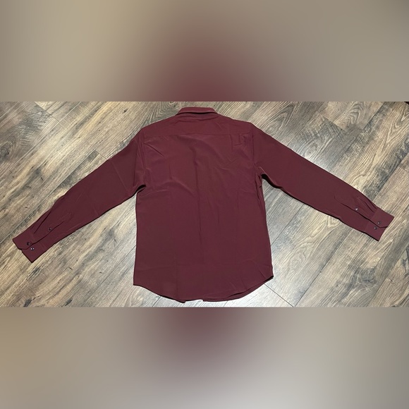 Cactus Man - Ricky Singh - Mens Maroon Button Down - Small - Picture 2 of 5